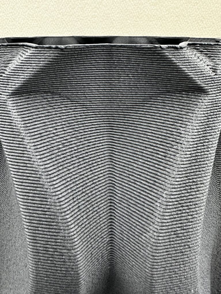 Textured Carbon Fiber Vase