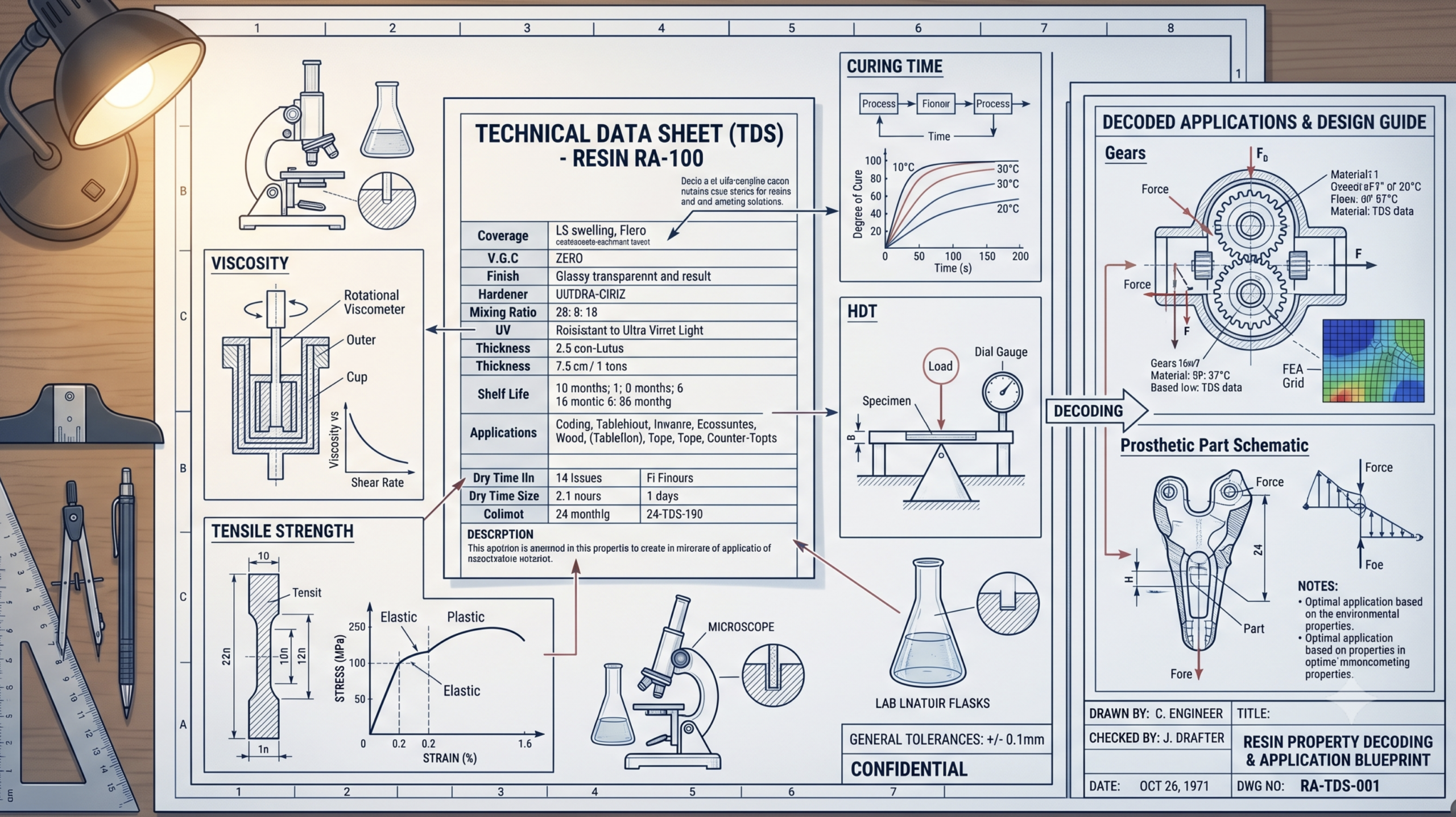 How to Read a Resin Datasheet: HDT, Elongation, Shore Hardness